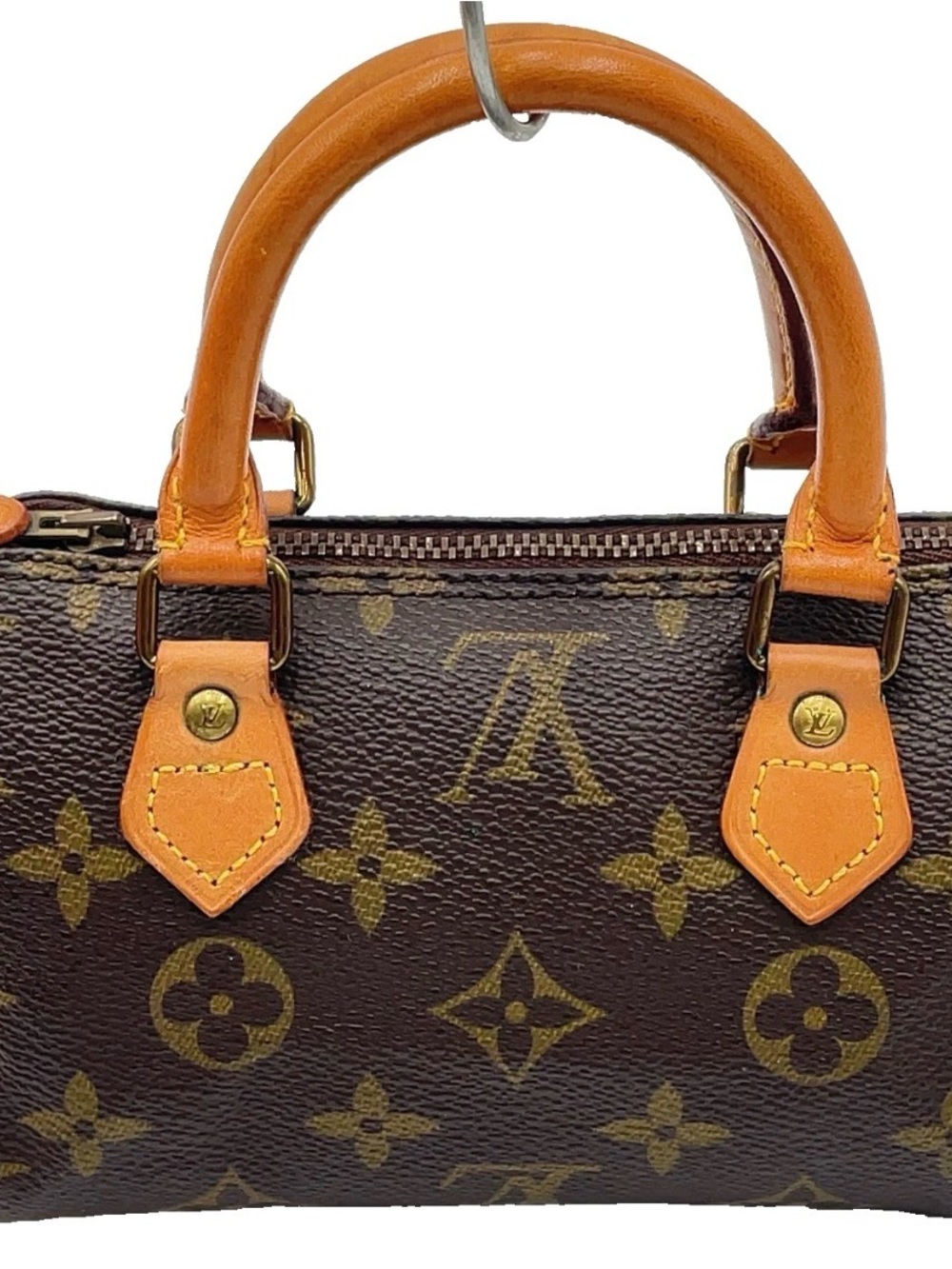 Louis Vuitton Brown Monogram Vintage Mini Speedy Top-Handle Bag - Picture 4 of 11